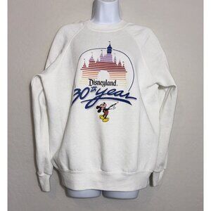 Vintage Disneyland 30th Year Anniversary Sweatshirt 80s Single Stitch Size XL